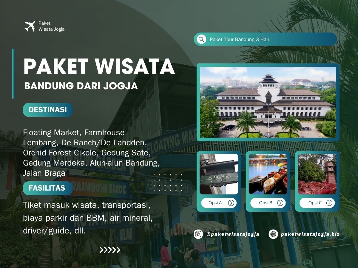 Paket Wisata Bandung dari Jogja