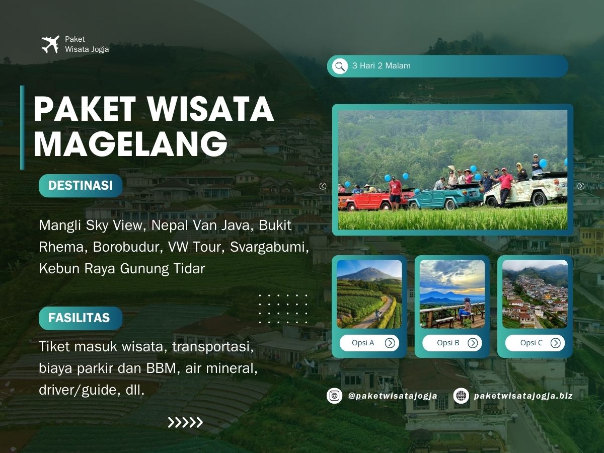 Paket Wisata Magelang 3 Hari 2 Malam