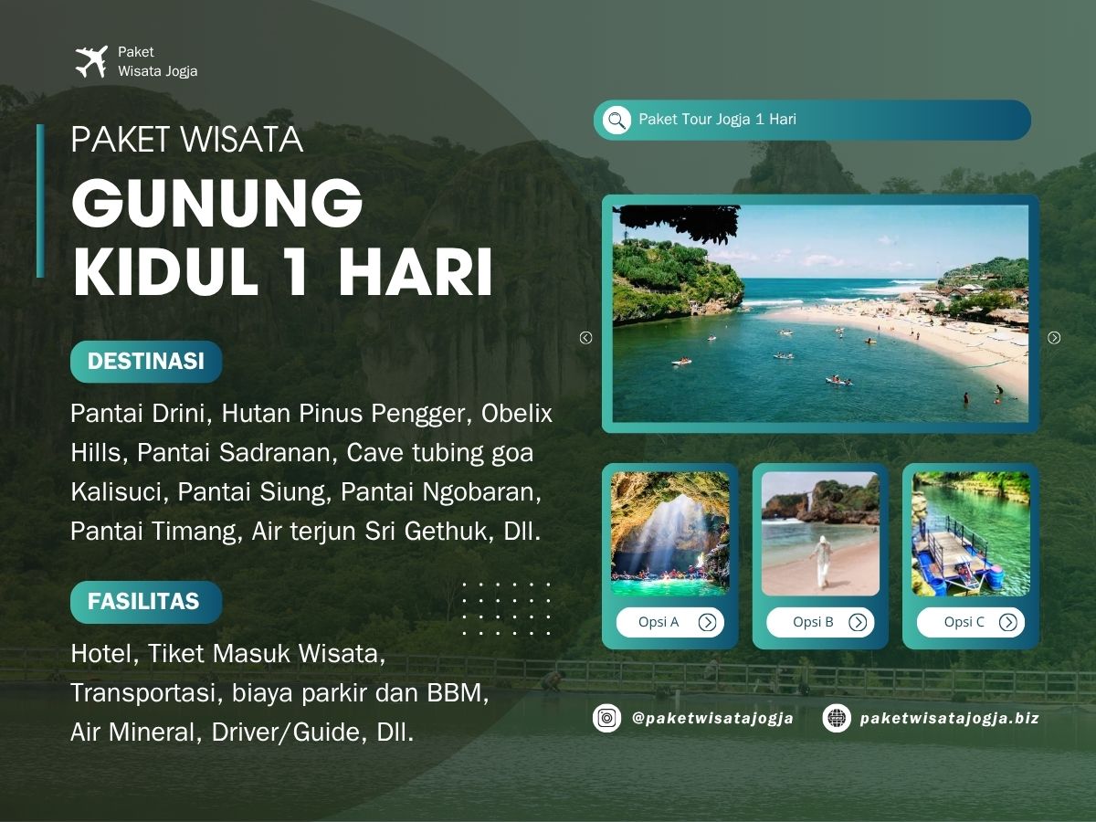 Paket Wisata Gunung Kidul 1 Hari