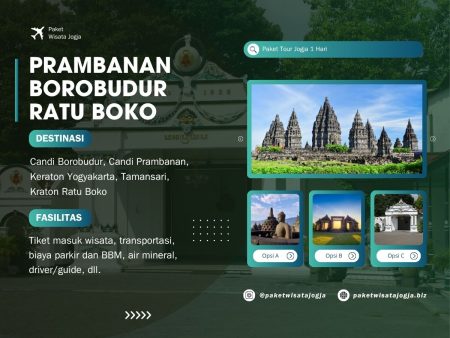 Paket Wisata Prambanan, Borobudur, Ratu Boko