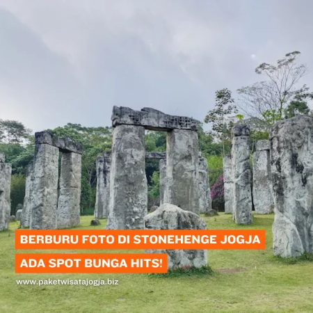 Berburu Foto di Stonehenge Jogja, Ada Spot Bunga Hits!